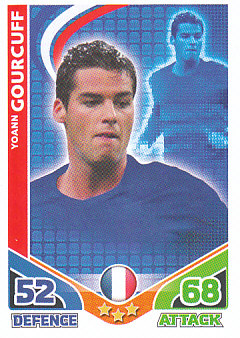 Yoann Gourcuff France 2010 World Cup Match Attax #88